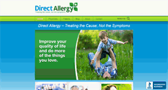 Desktop Screenshot of directallergy.com